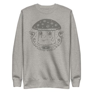 Psychedelic Mushrooms Art Hoodie – LightGray