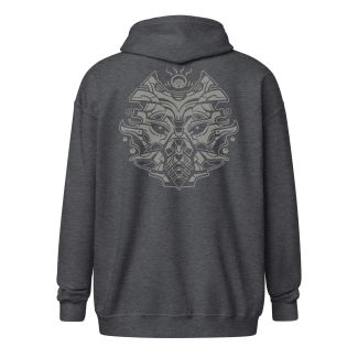 Transformer Zip Art Hoodie – Gray