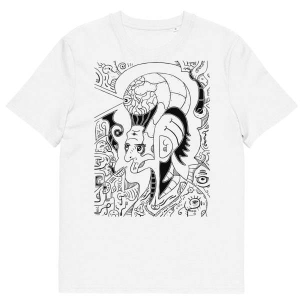 Brain Organic Cotton T-Shirt – White